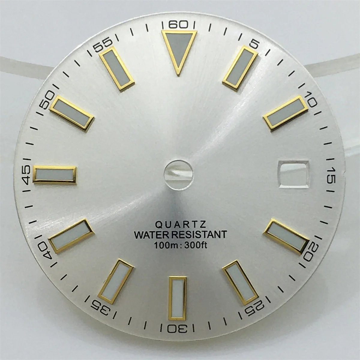 시계 다이얼 BLIGER 29MM 쿼츠 다이얼 Rhonda 515 무브먼트 시계 부품 용 화이트 블랙 그레이 빛나는 다이얼