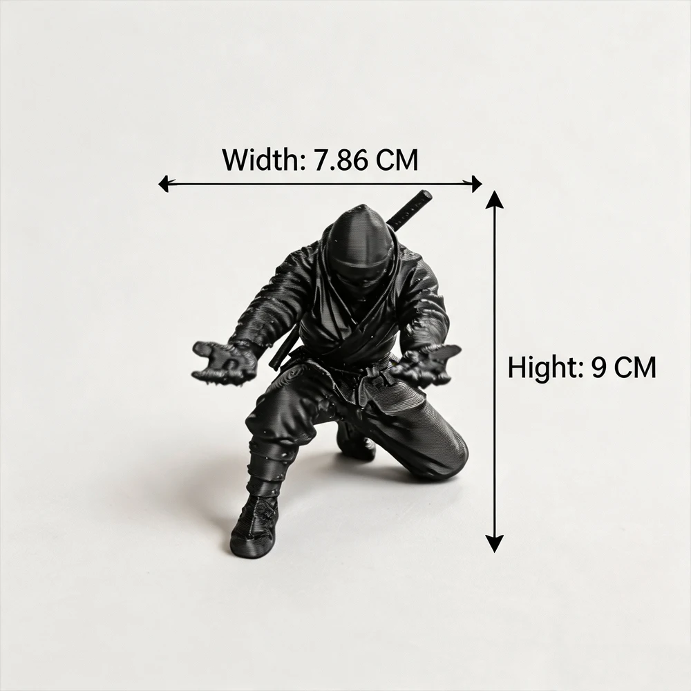 3D‑Printed Ninja Pen Holder Multi‑Functional Desktop Organizer Cool Ninja Figurine Pen Stand Creative Desk Decor Ornament Gift gallery 5
