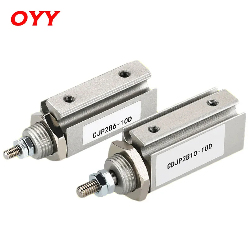 

Small Pneumatic Cylinder External Thread Double Action CJPB6/10-5*10X15X20-B CDJP2B16*15D Miniature Air Cylinders