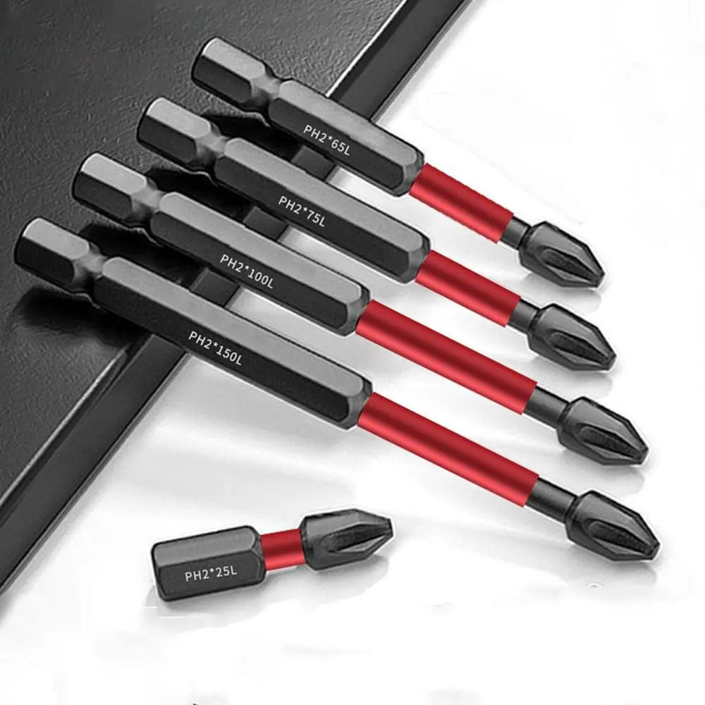 Forte punta magnetica magnetica per lotto Punta per cacciavite elettrico impermeabile resistente agli urti antiscivolo