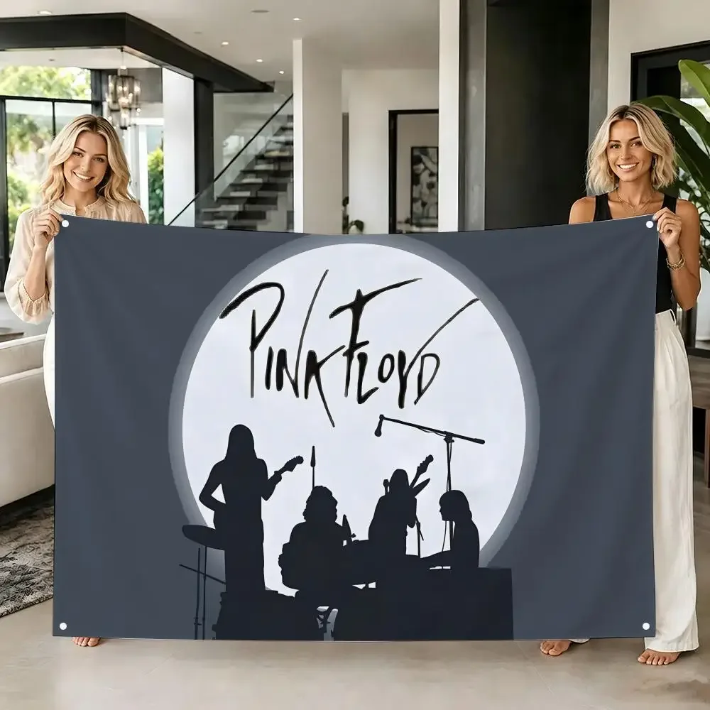 Old School Surreal Rock P-Pink F-FloydS Flags Tapestry Creative Pattern Photo Living Room Wall Art Party Outdoor Decor