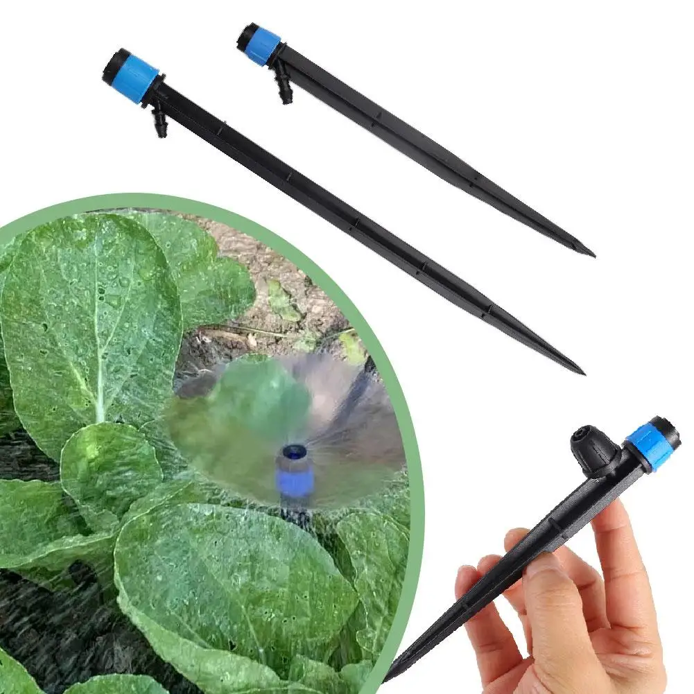 

10 шт., излучатели капельного орошения, регулируемые капельницы, опрыскиватель, садовые капельницы, опрыскиватель для системы полива сада 18/28 см U8X9