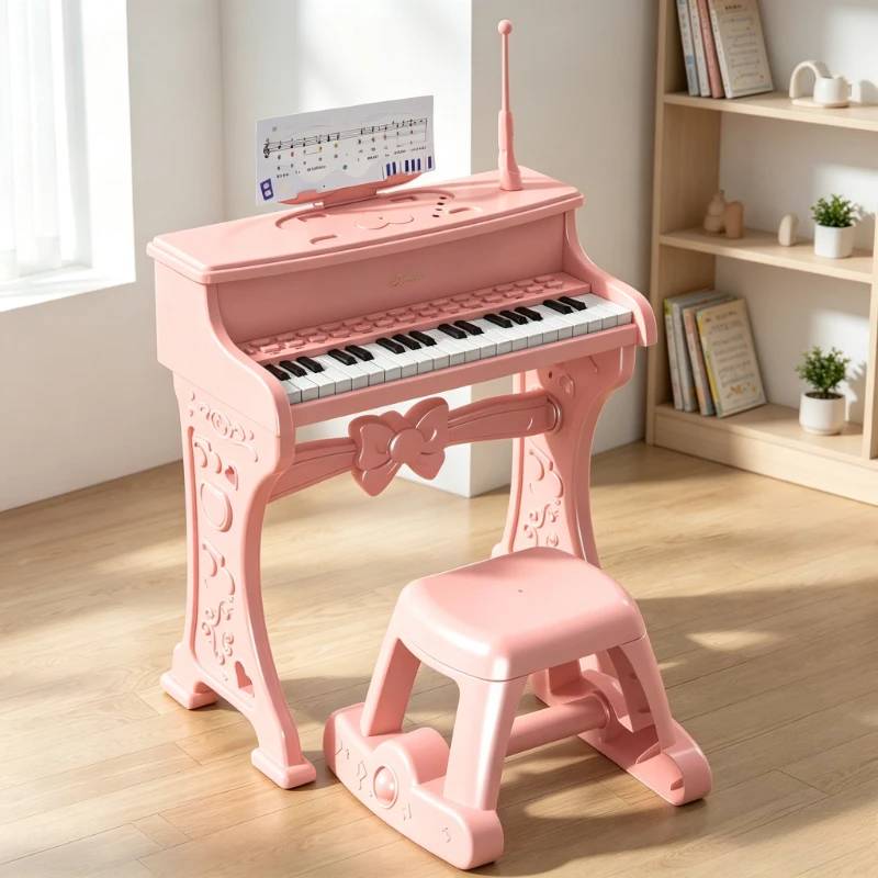 Kids Electronic Keyboard Beginner Piano Toy Playable Music Learning Instrument for Home Early Education Birthday Gift 어린이 전자 피아노