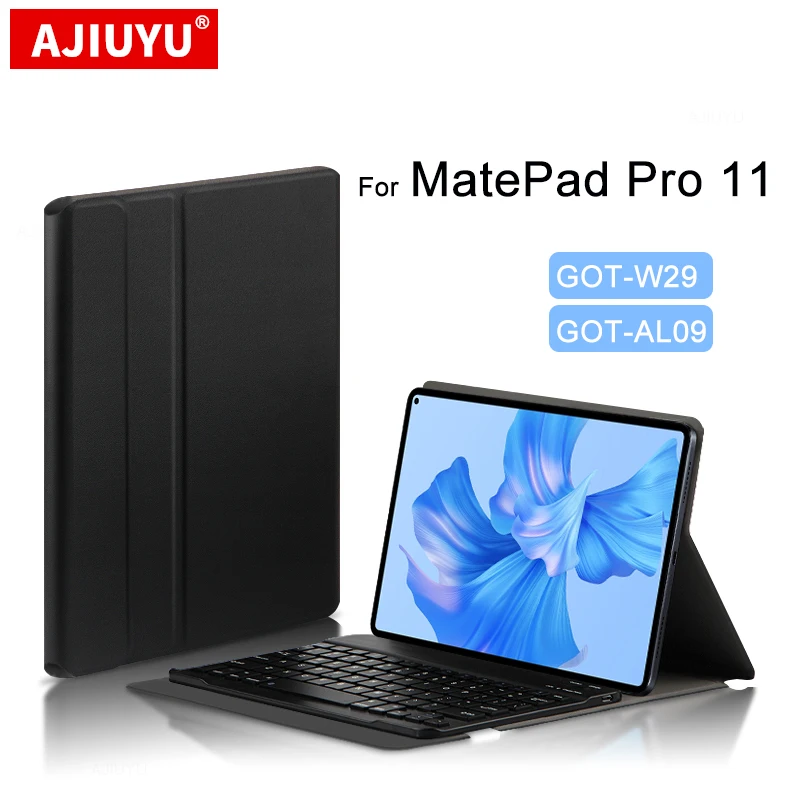 

Чехол с магнитной клавиатурой для Huawei MatePad Pro 11 GOT-W29 AL09 2022 matepad Pro 11 дюймов, чехол для планшета, Bluetooth-клавиатура, чехлы-подставки