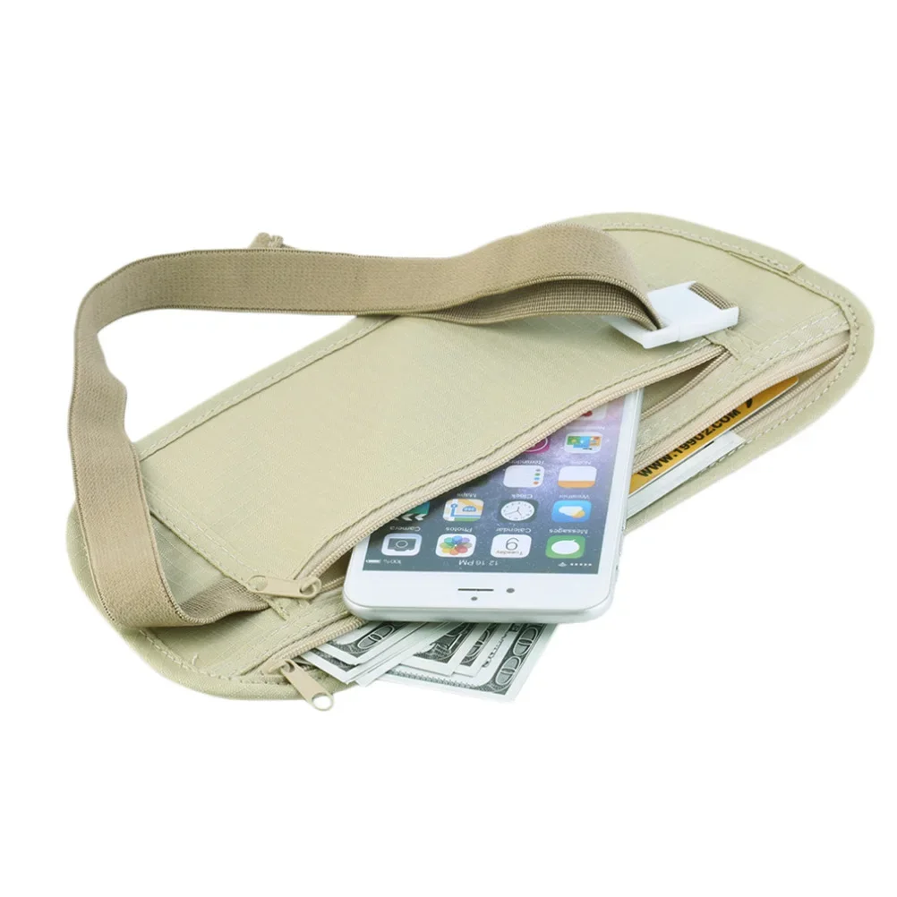 Running Waist Belt Bag, Anti-Theft Phone & Cash Pouch, Lightweight Sport Waist Pack for Jogging, Hiking, Gym, Travel & Daily Use