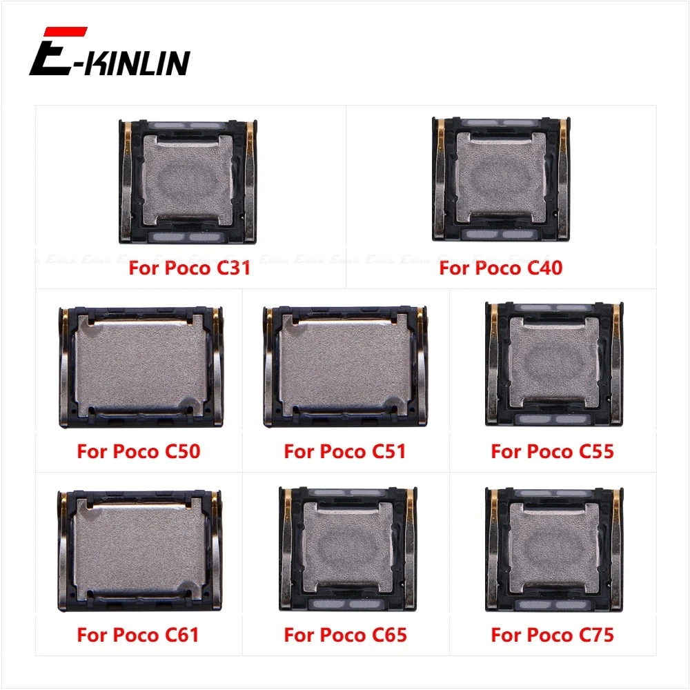 フロントトップイヤホン耳サウンドスピーカーフレックスケーブル受信機修理部品 Xiaomi ポコ C31 C40 C50 C51 C55 C61 C65 C75