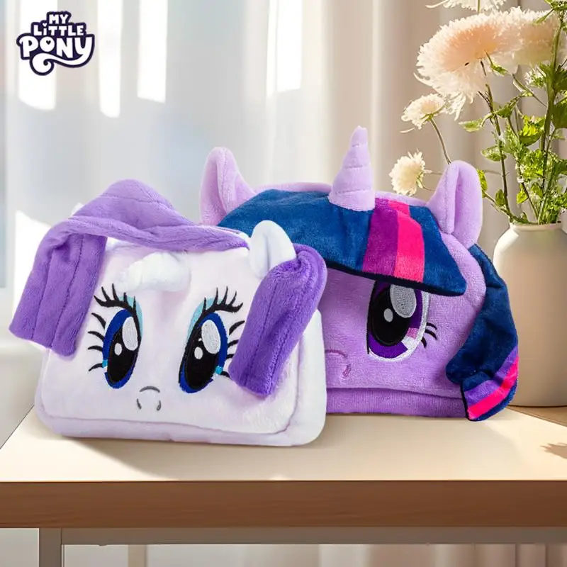 

My Little Pony Pinkie Pie Plush Cosmetic Bag Anime Ladies Portable Plush Coin Purse Kawaii Student Stationery Bag Birthday Gift