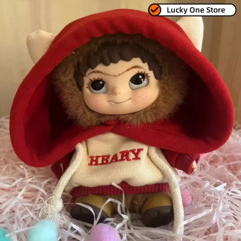 Wakuku 20cm Party Cotton Doll Blind Box Plush Toy Dolls With Hat Clothing Collectible Figures Toys And Hobbies Dolls Accessories