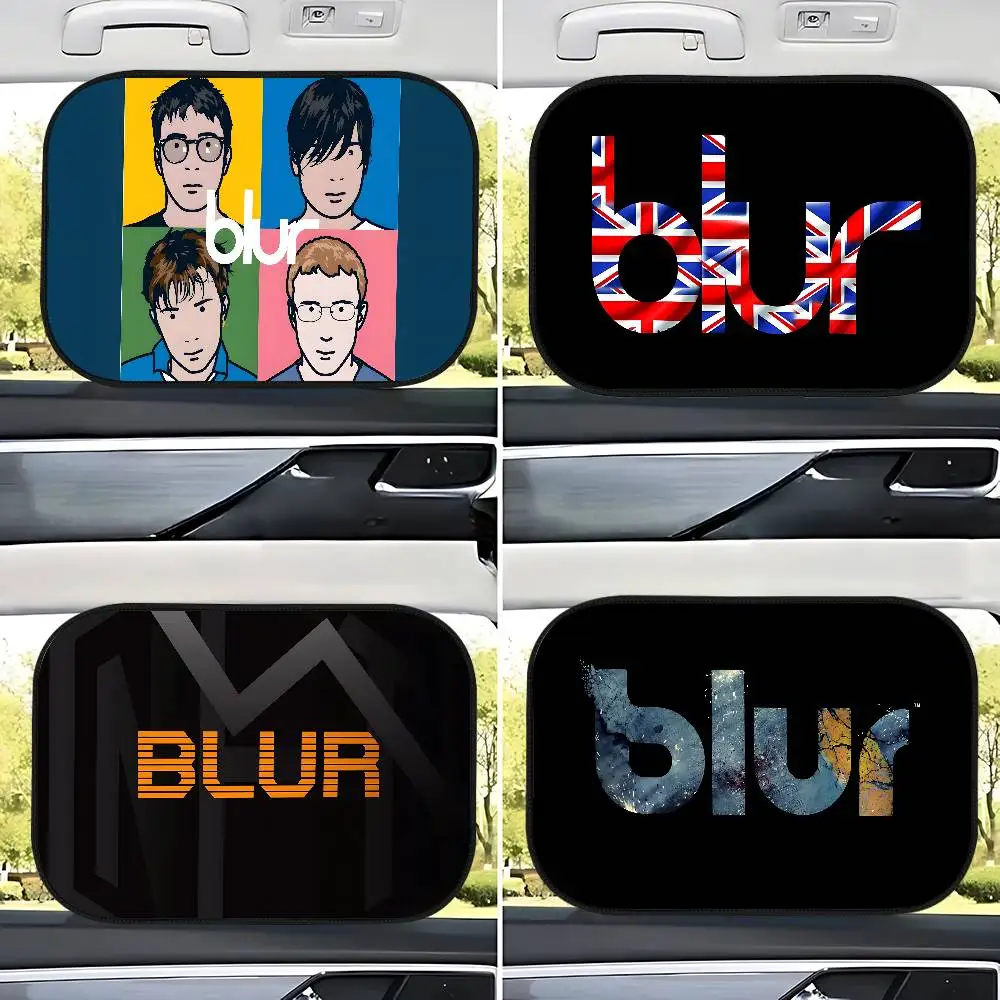 

Rapper B-Blur Card Car Side Window Sunshade Sun Block Film Cloth Sun Visor UV Protection Window Curtain Car Sun Shade Cover