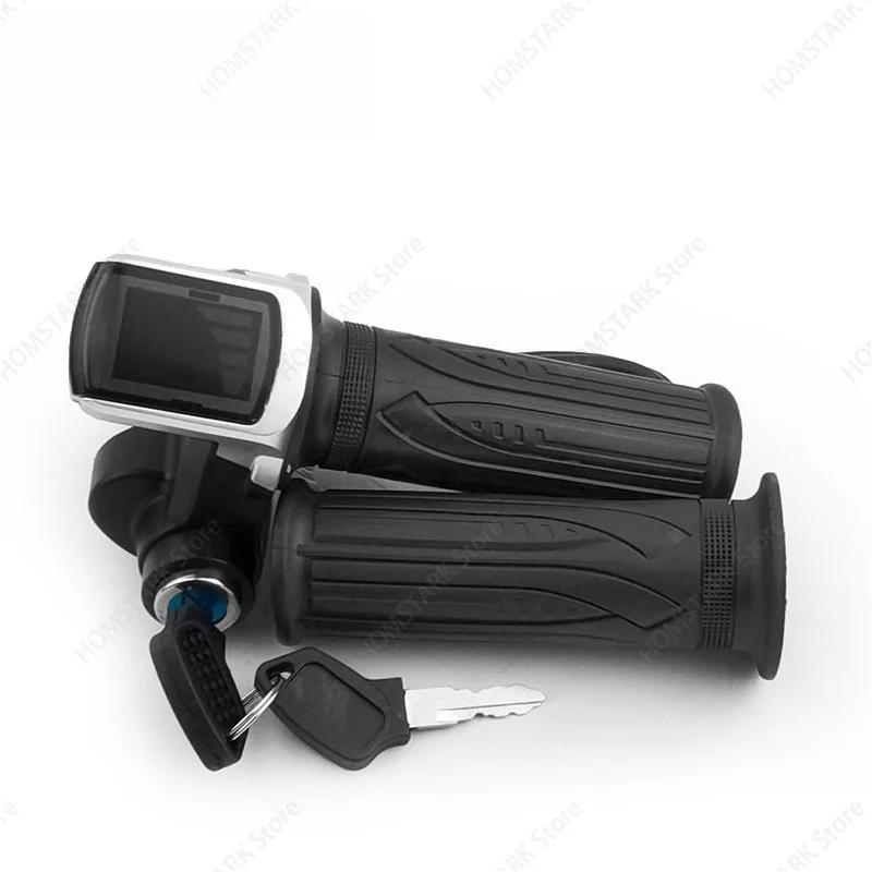 24V Throttle Accelerator With Key Switch Battery Indicator Light For Electric Scooter E‑Bike Replacement Spare Accessory