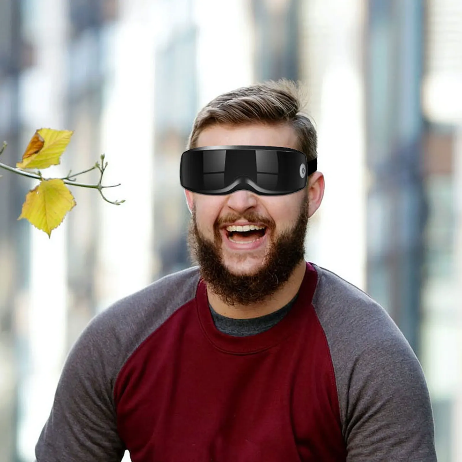 

Массажер для глаз, давление воздуха, магнитные точки, массаж, снимает напряжение глаз, способствует поток крови, повышает зрение