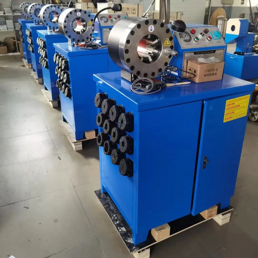 LY Fully Automatic Hydraulic Rubber Hose Crimping & Steel Pipe Shrinking Machine Temperature Range Included