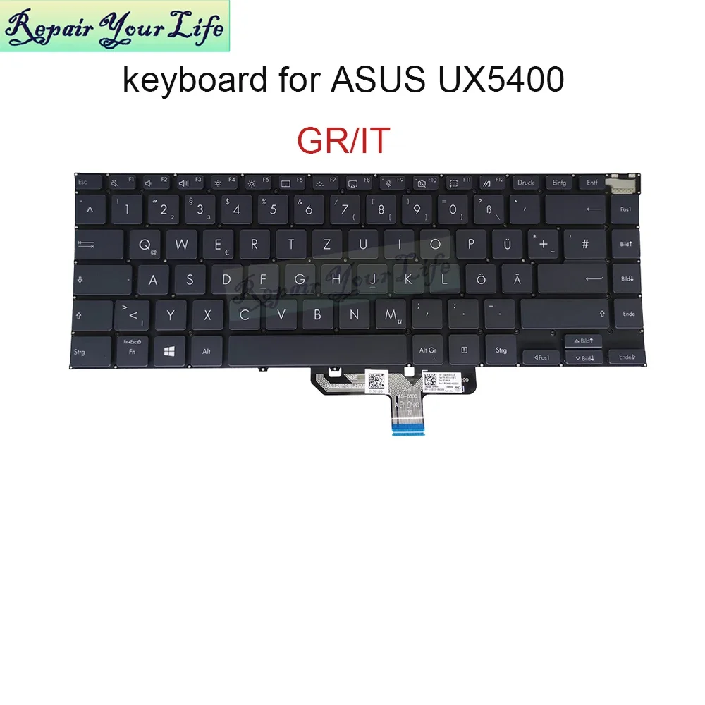 

German Italiano Backlit Keyboard For ASUS ZenBook 14X UX5401 UX5401EA EAJ UX5401ZA UX5401ZAS OLED UX5400 0KNB0-4602IT00 4602GE00