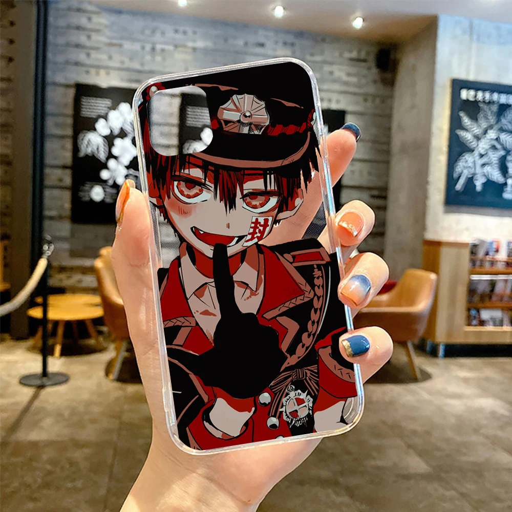 Toilet-bound Hanako-kun Anime Transparent phone case for iPhone 15 14 11 12 13 mini pro XS MAX 8 7 6 6S Plus X SE XR