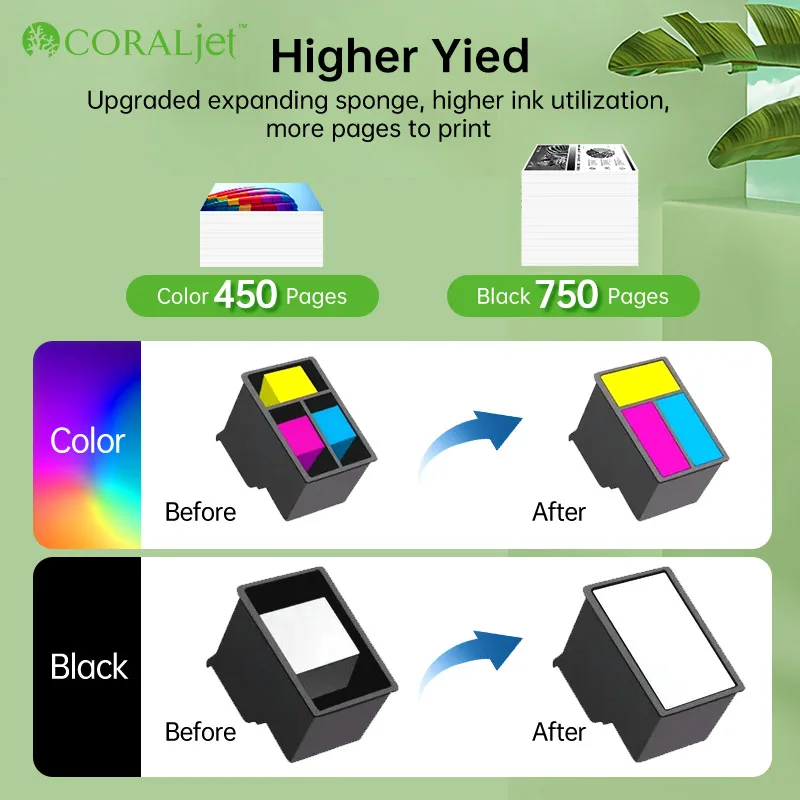 305 XL Ink Cartridge Black Multicolor Compatible For 6000 6020 6032 6075 6400 6420 6430 6458 2700 2710 2720 2724 4100 4120