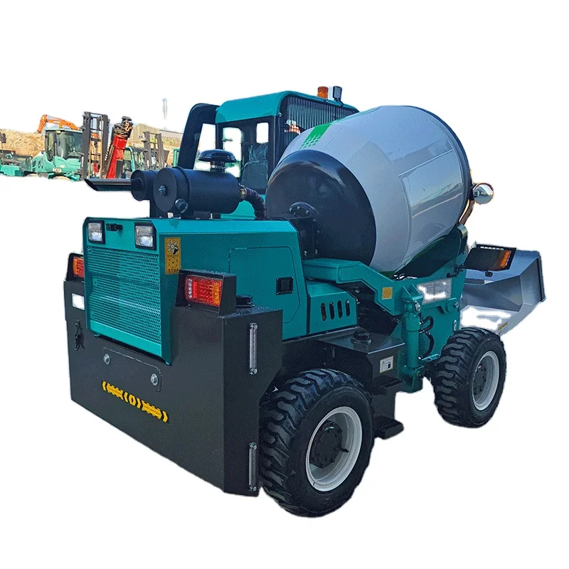 Customized Self Loading Concrete Mixer Truck With Hydraulic Driving System