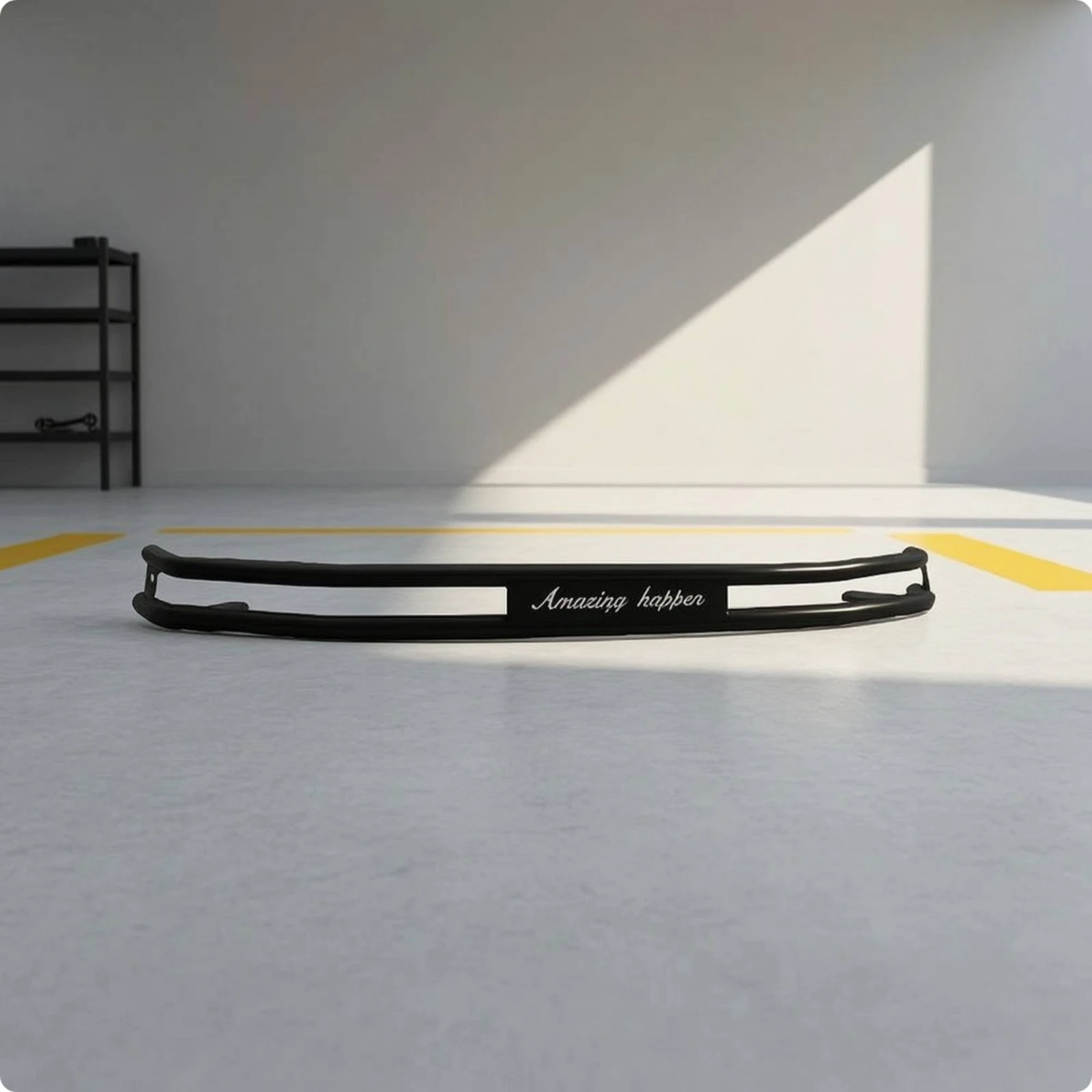 Kart Front Bumper Molded Front Bumper Accessory Slim-Profile Part Lightweight for Racers, Replacement