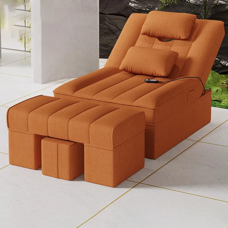 

Professional Spa Electric Massage Bed Beauty Salon Facial Head Massage Bed Accent Pedicure Individuales Mesa Massage Furniture