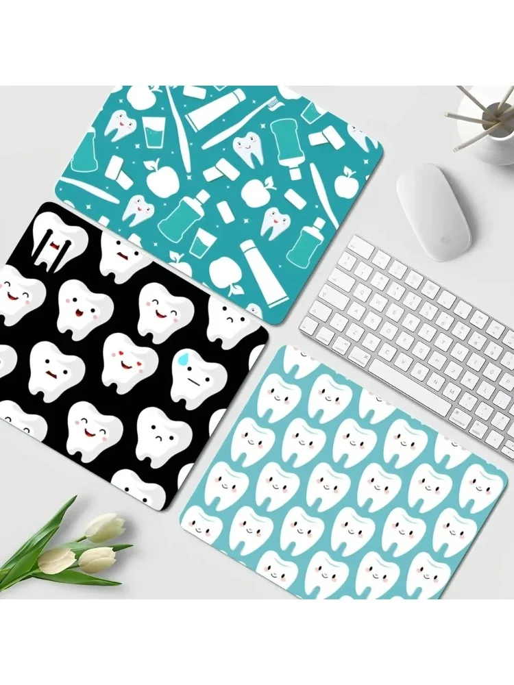 Bureau dentaire de bricolage pour dentiste, tapis de souris mignon, accessoires de jeu étendus, tapis d'écriture, tapis de table kawaii