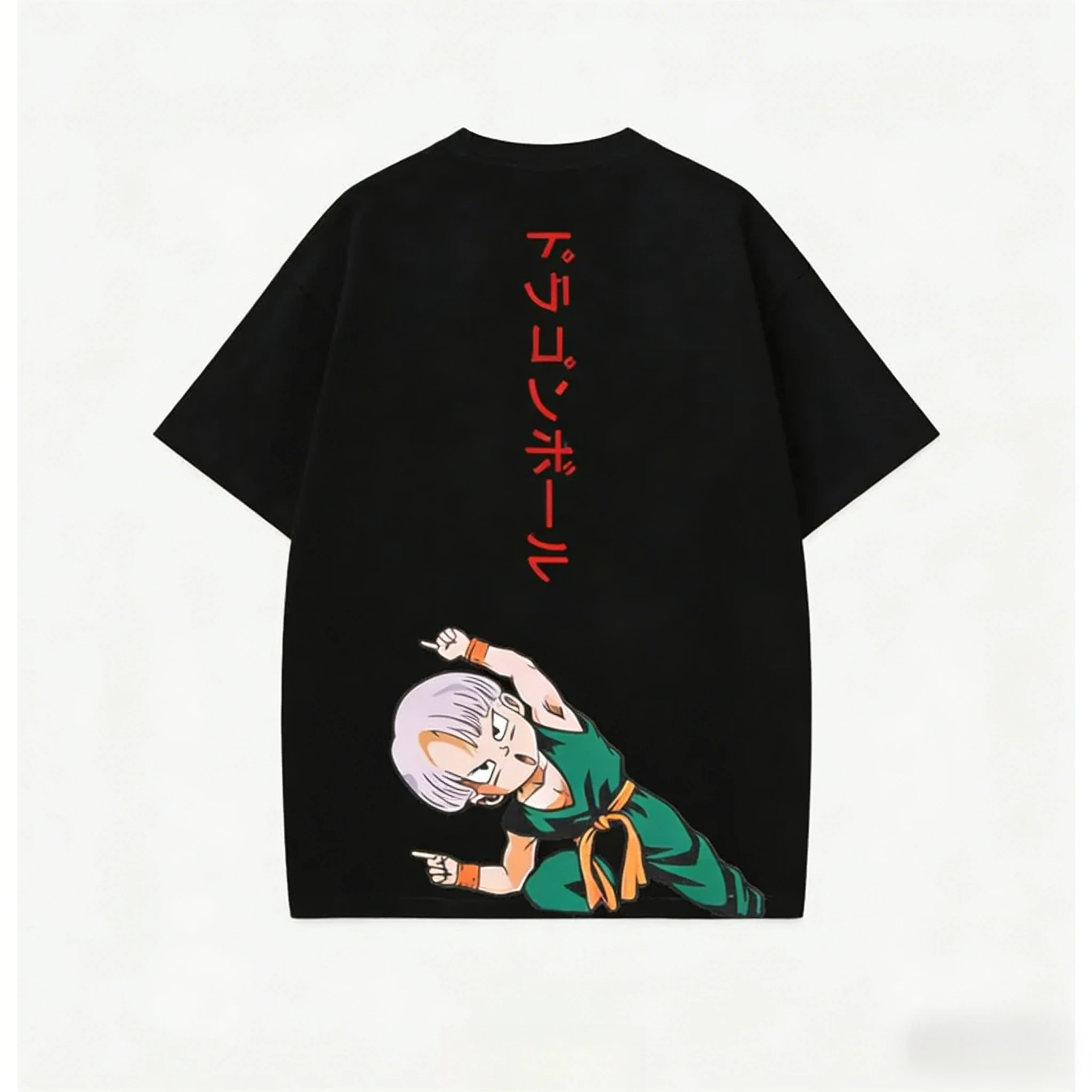 Dragon Ball-Top de manga corta para hombre y mujer, Top informal de moda americana con estampado de Anime Harajuku, novedad de verano 2026