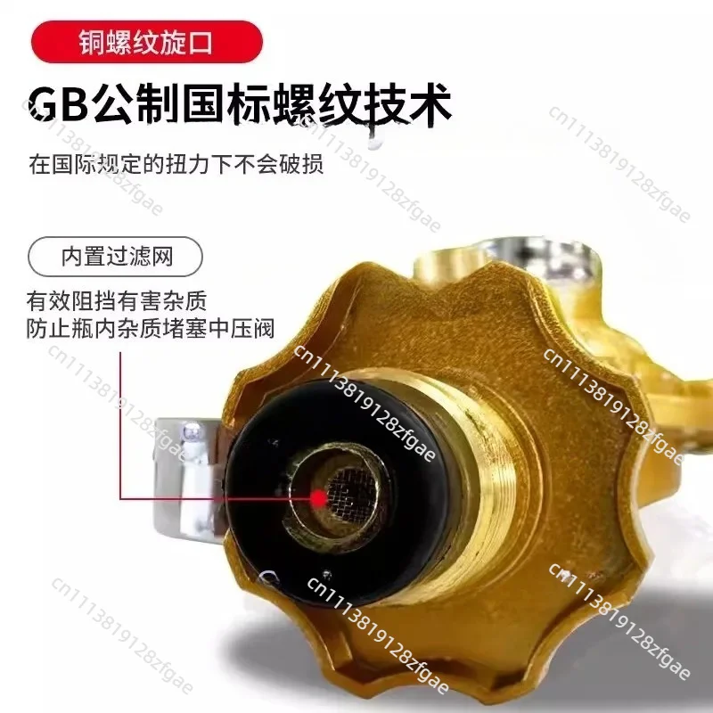 Explosion-Proof Gas Valve Household Constant Pressure 0.6 Liquefied Gas Decompression Natural Gas Pressure Regulating Valve