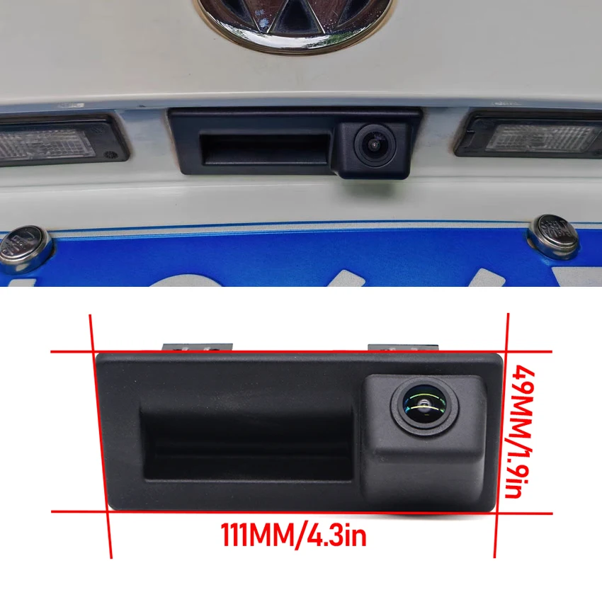 HD Rear Camera For Skoda Octavia A7 5E 2015~2020 Superb MK3 2015~2017 Trunk Handle Camera Backup Parking Reversing Camera