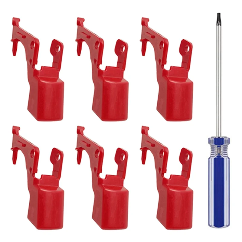 BAAN-Tombol Sakelar Pemicu Merah Tombol Pemicu Tugas Berat dengan Obeng untuk Penyedot Debu Dyson V10 V11