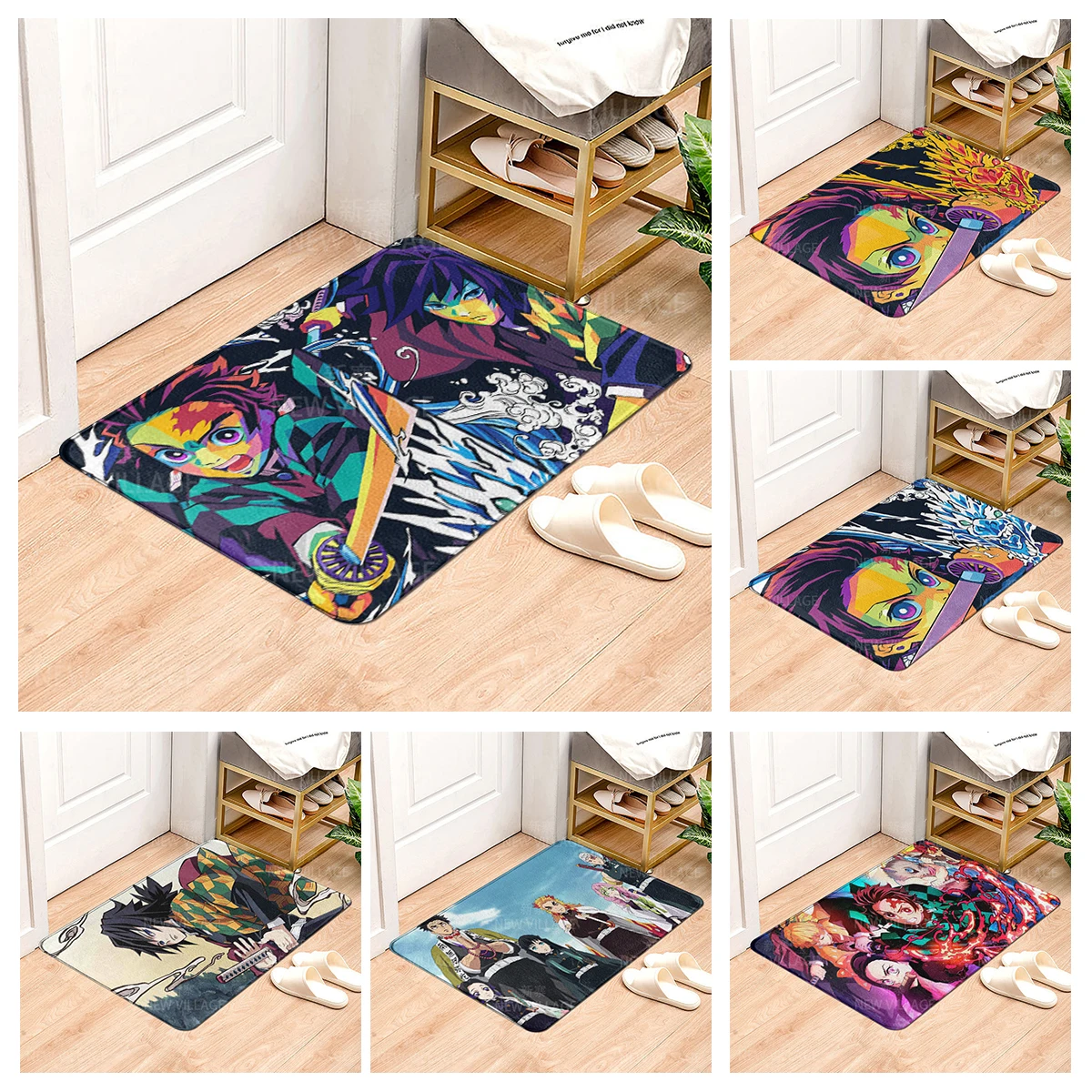 House entrance carpet Home Colorful animals doormat  Room Bath mat Foot mat bathroom non-slip mat Kitchen water absorption mat