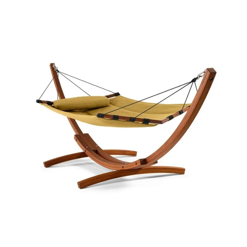 

2026 Wholesale Designer Family Portable Free-standing Outdoor Camping Hammock Swing Bed Foldable Hanging Beds Crooked Stick For