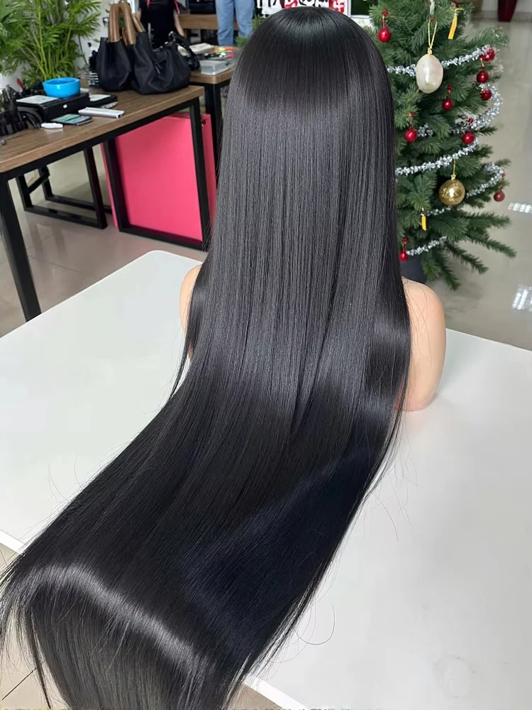 

Человеческие волосы Bone Straight 13x6 HD Кружевные фронтальные парики 4x4 5x5 Бесклеевые 40 дюймов 13x4 Парик фронта шнурка Черная застежка Бразильская одежда