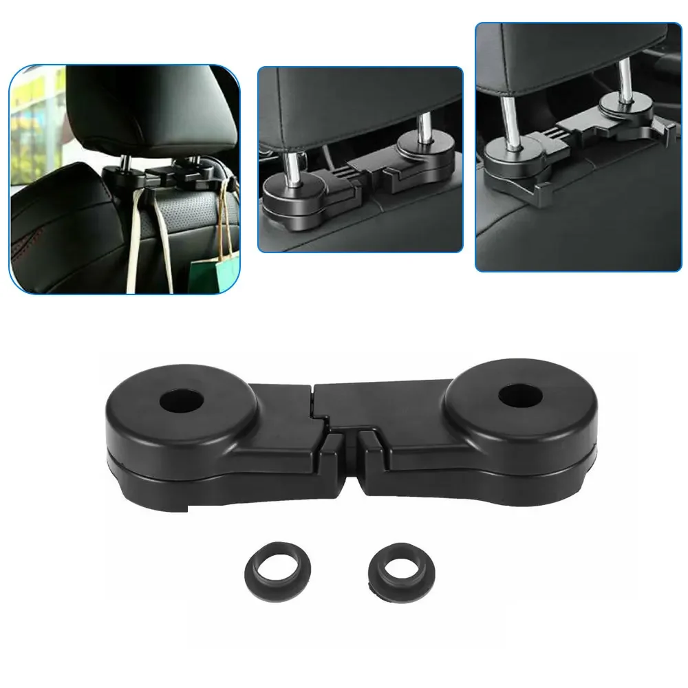 

1Pc Universal Car Headrest Hook Seat Back Hanger for Handbag Grocery Cloth Portable Multifunction Clips Car Stuff Purse Hanger