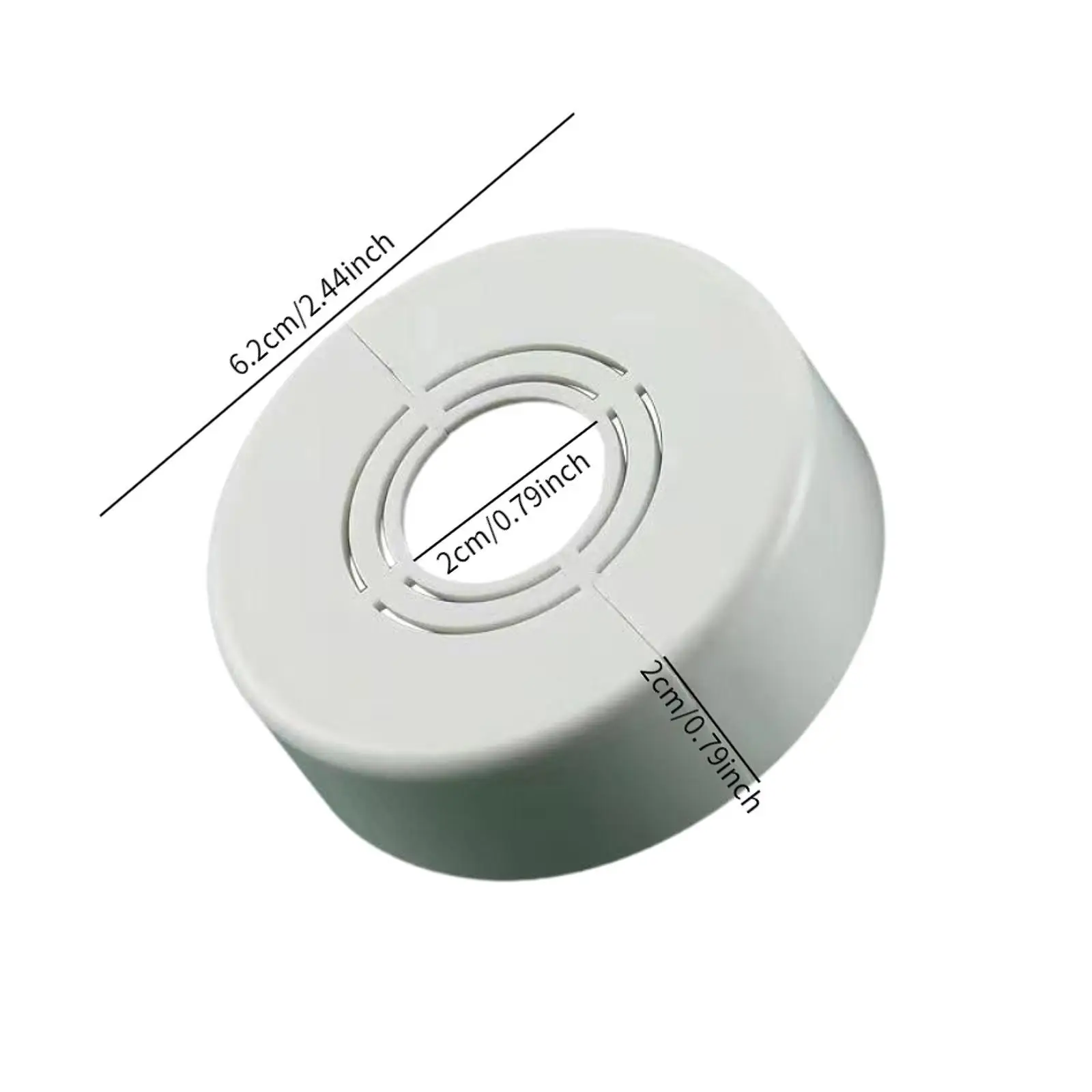 Escutcheon Cover Adjustable Shower Faucet Decorative Cover Split Flange Cover for Gas Pipe Sprinkler Shopping Mall Sinks Home