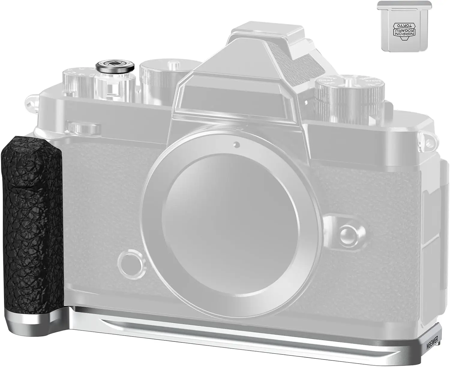 NEEWER Retro L-förmiger Halterungsgriff für Nikon Z F Kamera-Zubehör mit Arca-Typ Schnellwechsel-Grundplatte – Detail 1