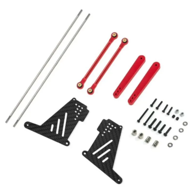 Adjustable Sway Bar Grasshopper Leg Balance Link Rear Reinforcement Plate for Losi Baja Rey2.0 1/10 Scale 4WD Short Course Truck