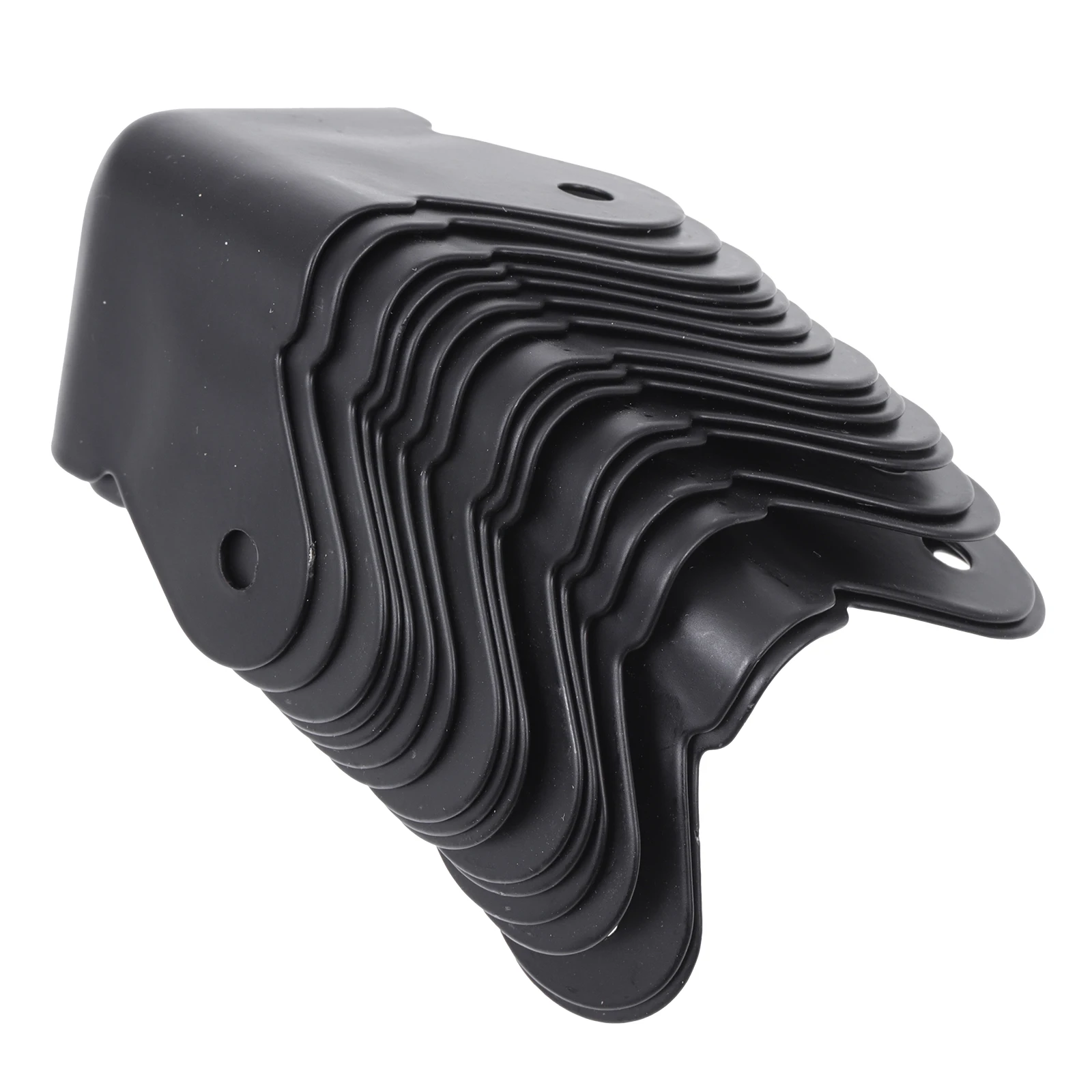 16 шт. угловая защита, черные железные угловые чехлы для динамиков для сценического оборудования, домашний шкаф, защита от столкновений