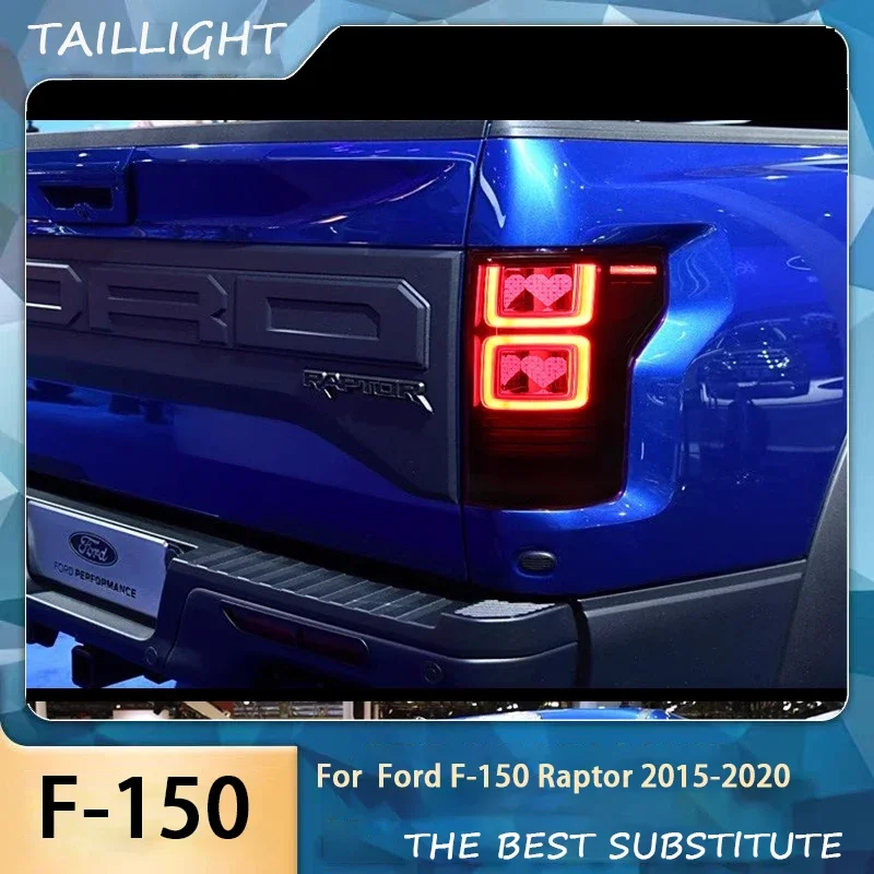 For Ford F150 Tail Lights 2015 2016 2017 2018 2019 2020 LED Tail Light DRL - Brake Reverse Stop Lamp Automotive Accessories