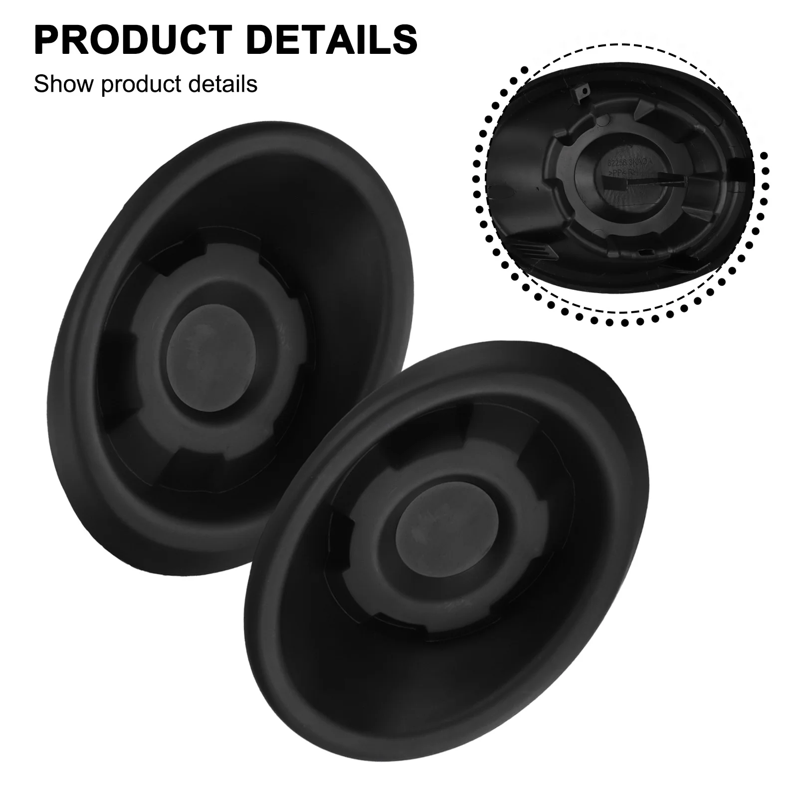 For Rav4 2019-23 Front Bumper Cover Bumper Fog Light Cover Car Maintenance High Universality Fitment Non-deformation