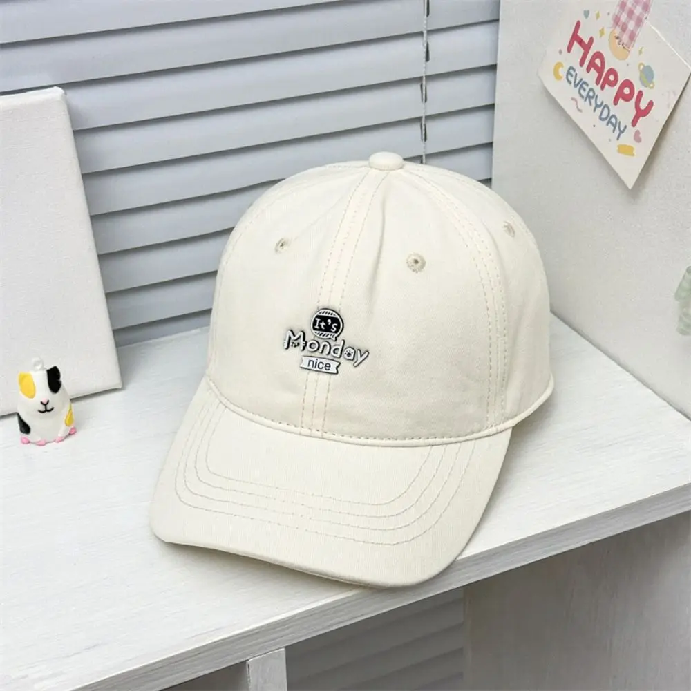 

Korean Style Children Candy Color Baseball Hat Letter Embroidery Quick-dry Kid Summer Sun Hat Anti-UV Cute Girls Peaked Cap