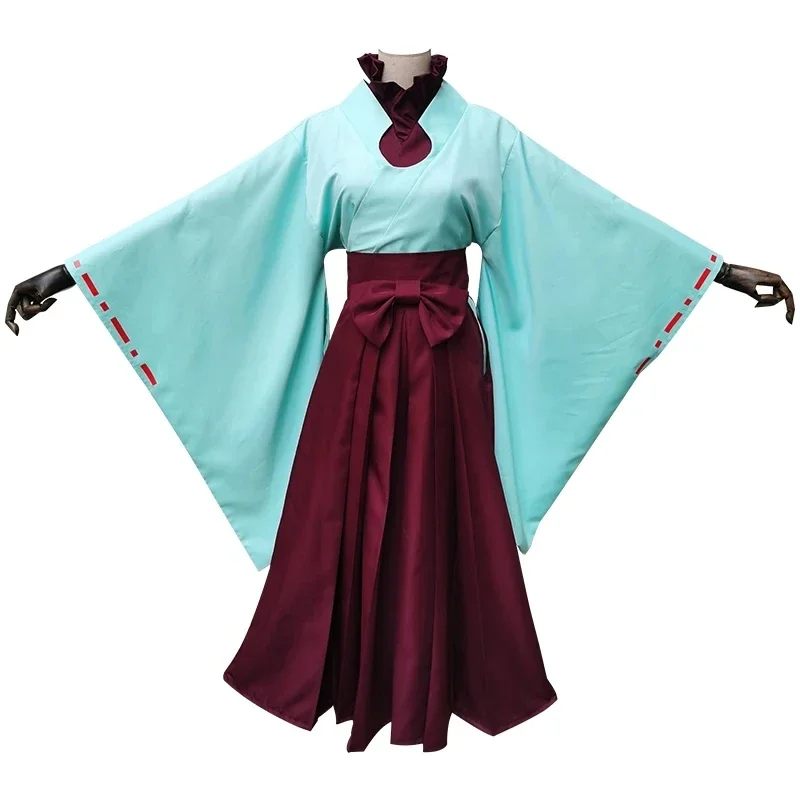 FC6 أنيمي Hanako كون aoi akane Aoi تأثيري الساحرة زي حفلة الهالوين مجموعات كاملة موحدة النساء الرجال الملابس حسب الطلب @ FC8!