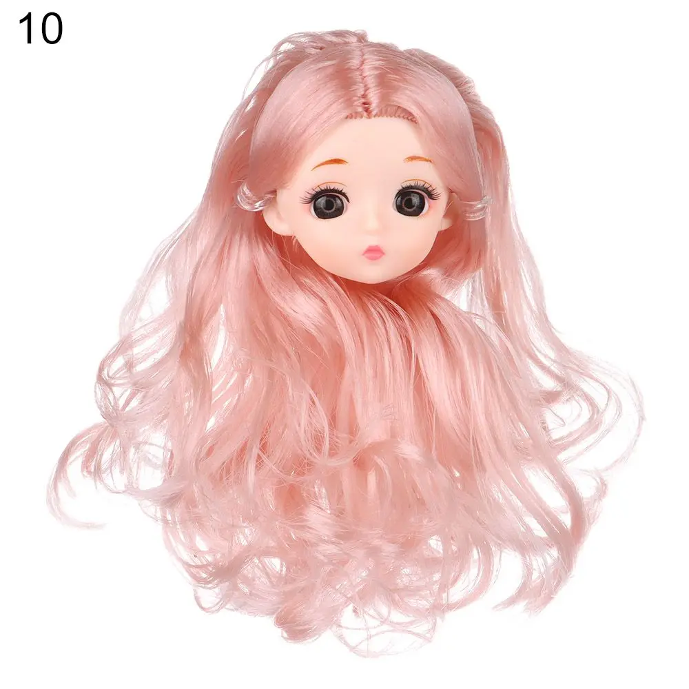 

Подарок для девочки 1/6 BJD, несколько цветов, аксессуары для древних кукол, 16 см, голова куклы, головной убор «сделай сам»