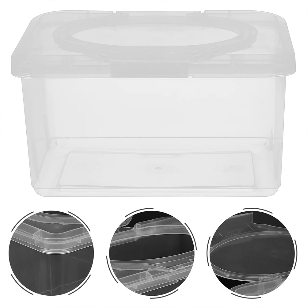 

2pcs Wipe Dispenser Baby Wipes Container Sealed Silicone Ring One-Handed Design Multifunctional Refillable For Bathroom Bedroom