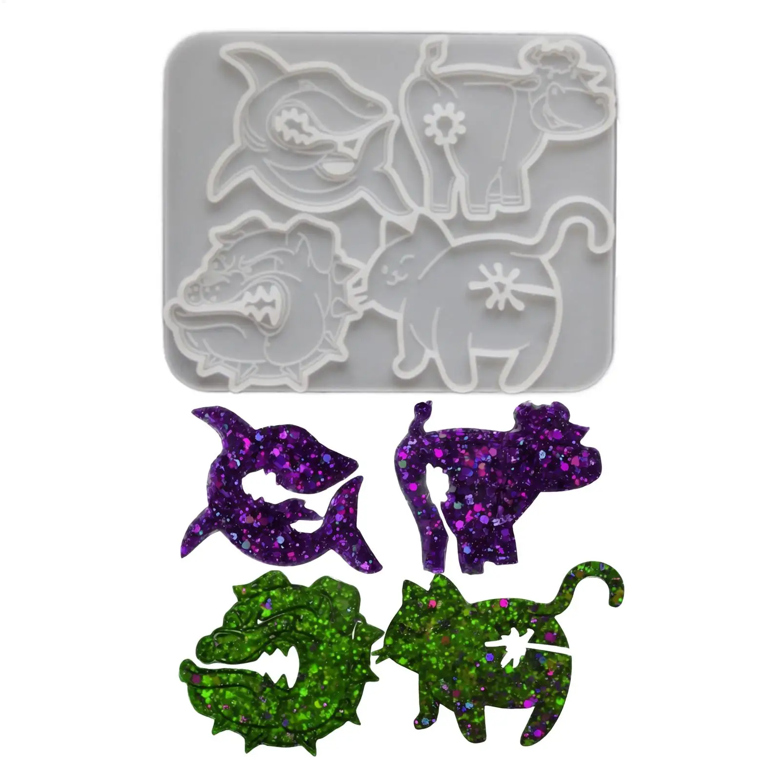 1PC Cat Butt Silicone Mold Quick Release Soft Crafting Mould Bread Bag Sealing Tool Mold for Beginners DIY Silicone Molds