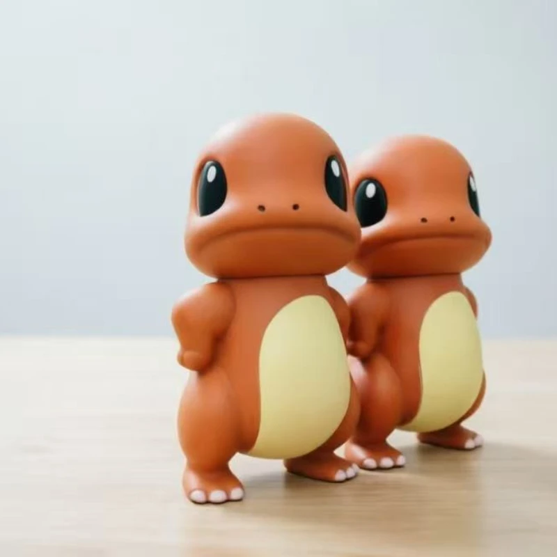 9cm Charmander Actionfigur Harz-Statue Anime Sammlerstück Modell Geburtstagsgeschenk für Männer Kreative Auto-Armaturenbrett-Dekoration