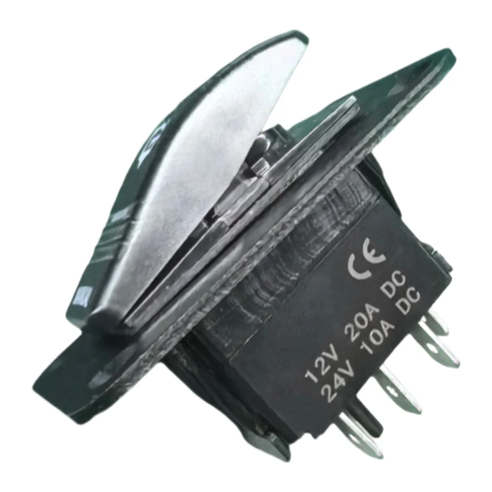 Car Wiper Controller Black Wiper Switch Panel Sturdy Aluminum Alloy Optional LED Lights ON-OFF-ON Configuration