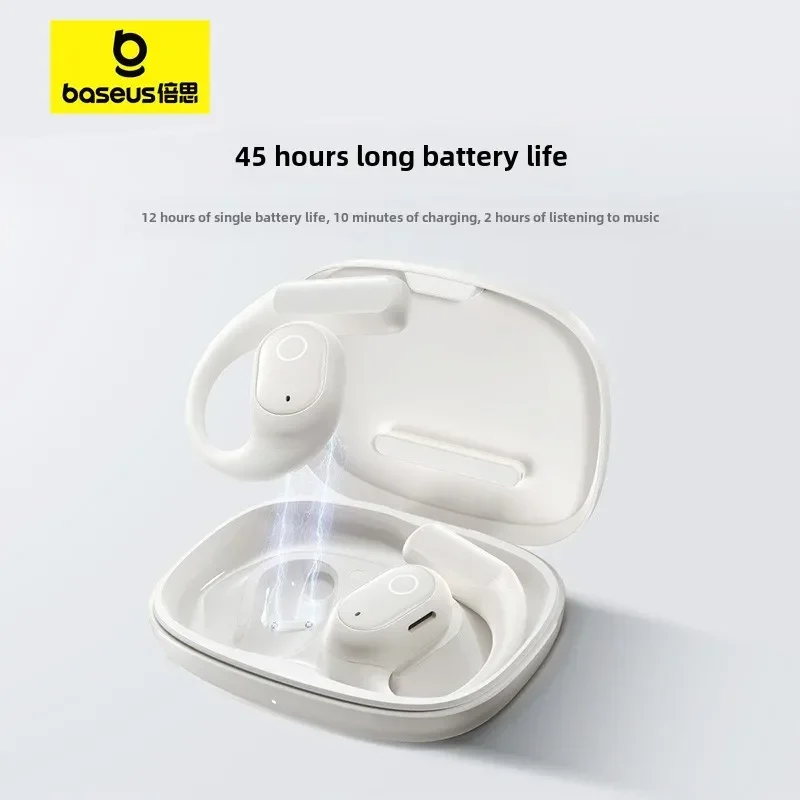 Baseus Eli 1i Fit Earphones Open-ear Wireless Bluetooth 5.4 Headphones ENC Call Noise Reduction TWS Earbuds Hifi Sport Headset
