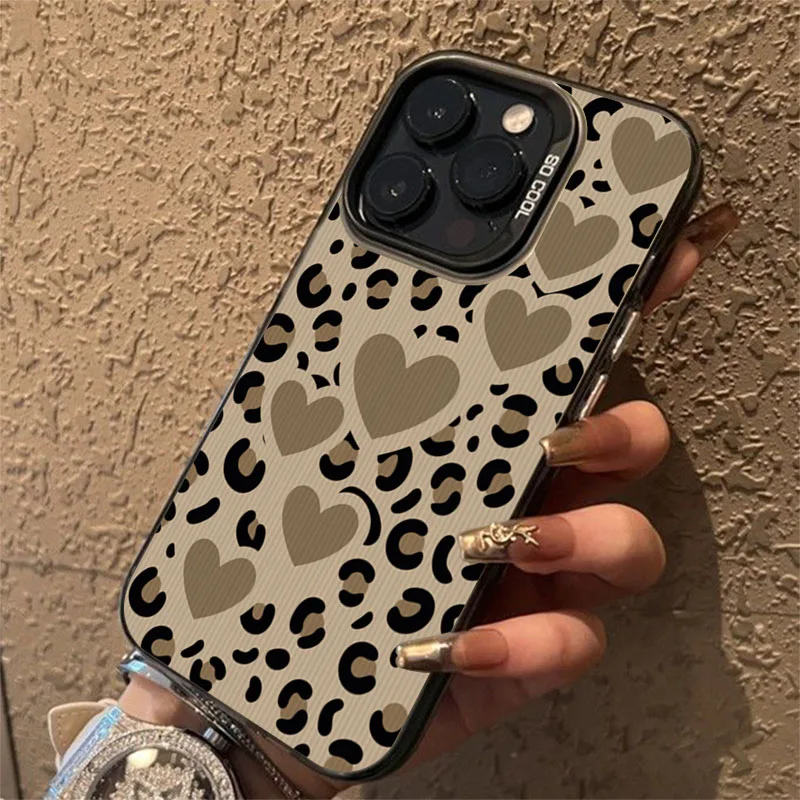 Gold Leopard Electroplate IMD Phone Case For Xiaomi Mi 14 13 12 12T 13T Pro 11 Lite Poco F5 X5 X6 M6 Pro Shockproof Back Cover