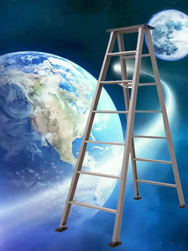 DYLT21 aluminum alloy 1.5/2/2.5/3/4/4.5/5/6m hinge ladder herringbone ladder double-sided ladder