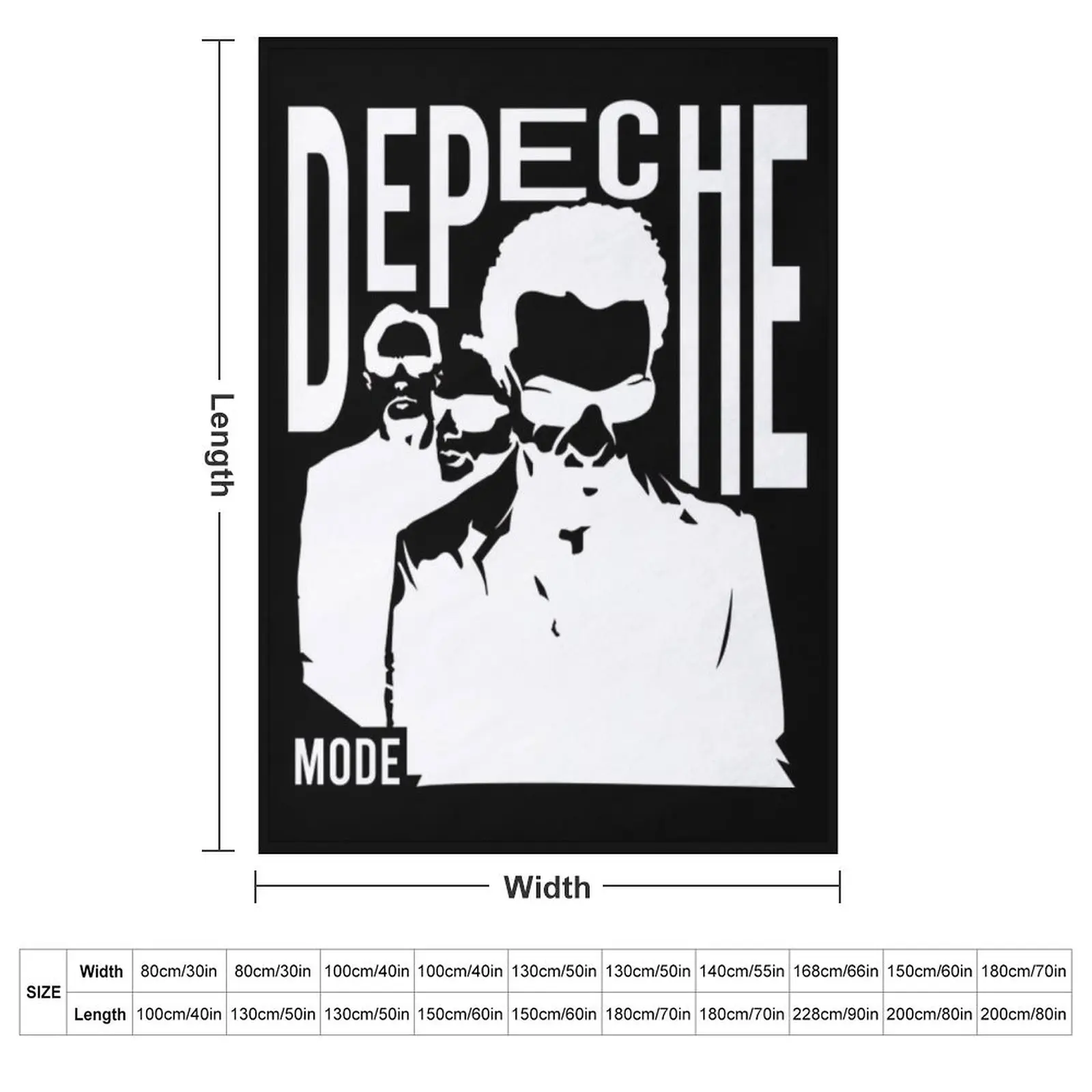 depeche synthpop mode Throw Blanket warm for winter Luxury St for sofa Bed covers Blankets