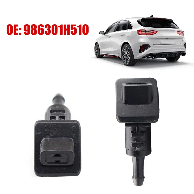 2pcs for Kia Ceed 2006-2012 Windshield Wiper Washer Spray Jet Nozzle форсунка 986301H510 Windscreen Spray Nozzle Car Accessories