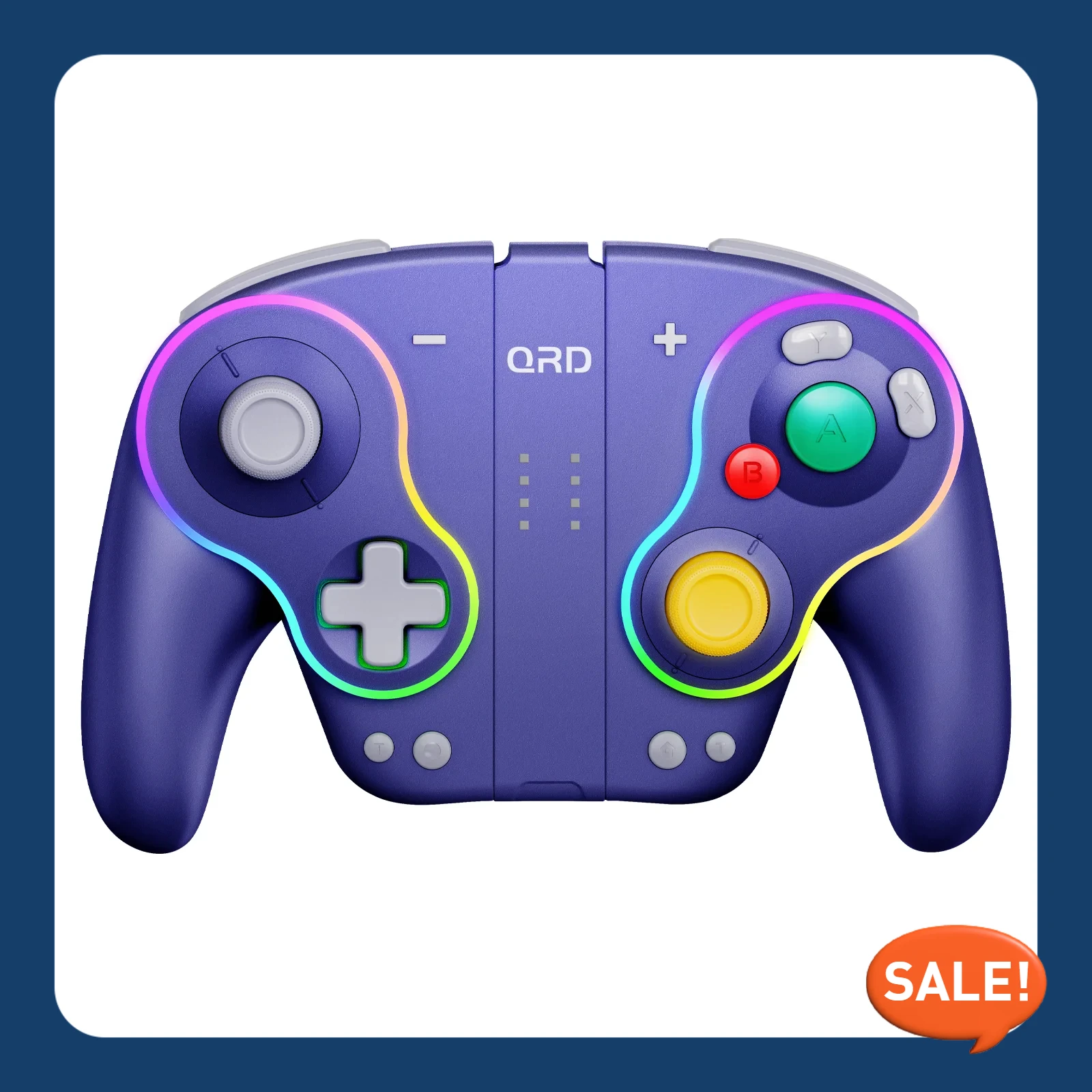 

2025 QRD Stellar V5 Wireless Gamepads for Switch 2 Switch/OLED/Lite/ Hall Effect Joystick RGB Lighting Retro game controller